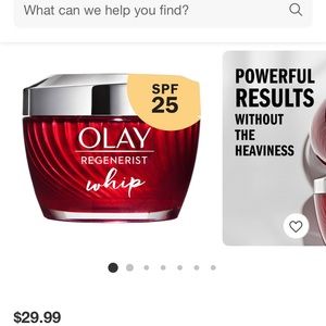 2 Olay Whip Moisturizers (and a Olay advanced regenerist)